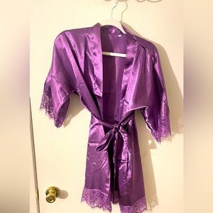 Silk robe